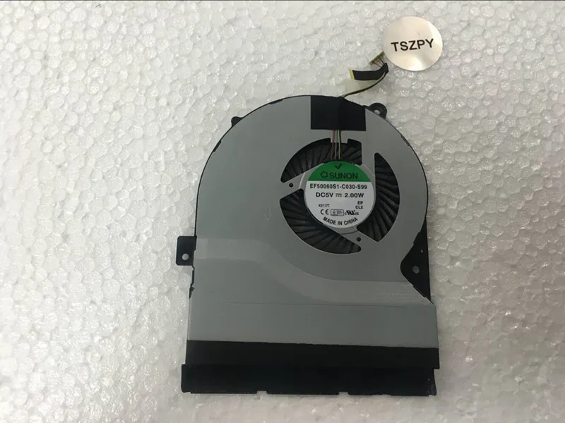 New Laptop CPU cooling Fan For ASUS S56 S550CM S56CA S56CB K56 K56C K56CA A56 A56C X550VC EF50060S1-C030-S99 DC 5V 2.0W
New Laptop CPU cooling Fan For ASUS S56 S550CM S56CA S56CB K56 K56C K56CA A56 A56C X550VC EF50060S1-C030-S99 DC 5V 2.0W