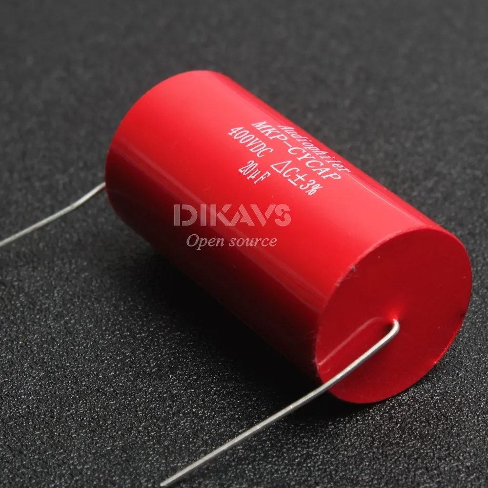1Pcs Audiophiler Axial MKP 20uF 400v DC HIFI DIY Audio Grade Capacitor for Tube Guitar Amps
1Pcs Audiophiler Axial MKP 20uF 400v DC HIFI DIY Audio Grade Capacitor for Tube Guitar Amps