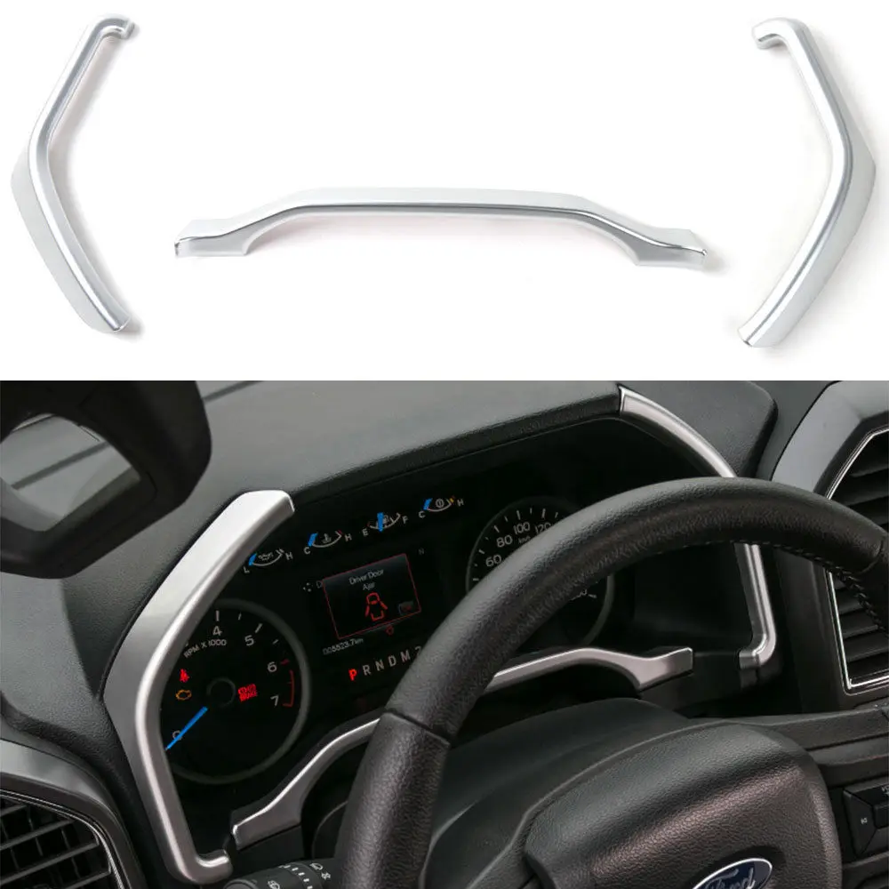 ABS Car Inner Dashboard Instrument Box Panel Cover Trim For Ford F150 2015+ Wood Style/Silver/Red
ABS Car Inner Dashboard Instrument Box Panel Cover Trim For Ford F150 2015+ Wood Style/Silver/Red