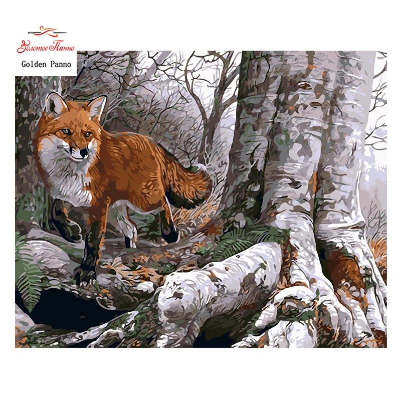 Golden Panno,Needlework,DIY DMC Cross stitch,Sets For Embroidery kit 14ct unprinted jungle fox cross-Stitching,christmas 930
Golden Panno,Needlework,DIY DMC Cross stitch,Sets For Embroidery kit 14ct unprinted jungle fox cross-Stitching,christmas 930