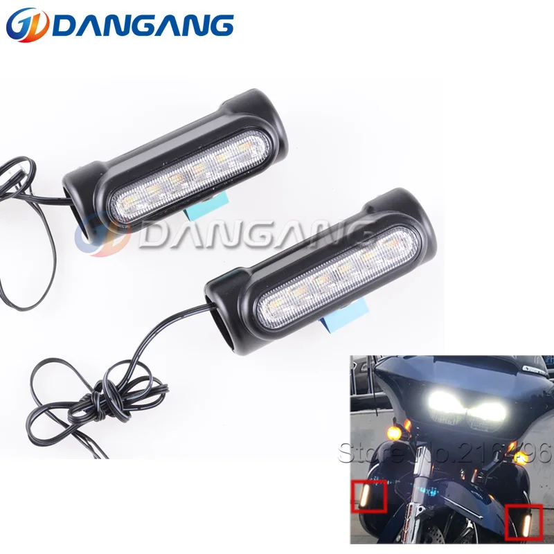 Black Motorcycle Highway Bar Switchback Turn Signal Light White Amber LED For Crash Bars for Touring Models For victory
Black Motorcycle Highway Bar Switchback Turn Signal Light White Amber LED For Crash Bars for Touring Models For victory
