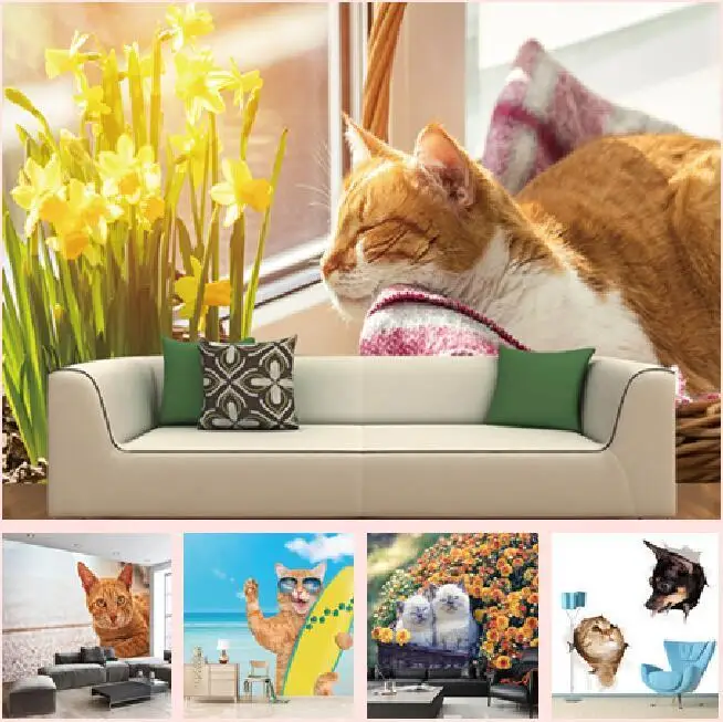 Creative Cartoon Effect Lovely Cat Wall TV Sofa background wallpaper living room bedroom hotel mural gallery Home decoration
Creative Cartoon Effect Lovely Cat Wall TV Sofa background wallpaper living room bedroom hotel mural gallery Home decoration