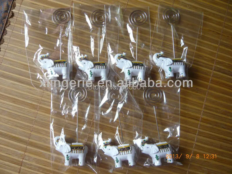 New arrival 40pcs/lot White Elephant Place Card Holder Wedding/Shower Favors
New arrival 40pcs/lot White Elephant Place Card Holder Wedding/Shower Favors