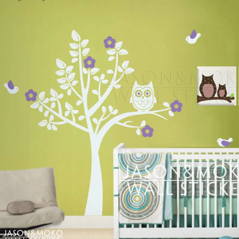 Owl Birds Flowers Wall Sticker Tree Decal Mural Wallpaper Children Kids Baby Room Nursery Bedroom 180x180cm Christmas Home Decor 
Owl Birds Flowers Wall Sticker Tree Decal Mural Wallpaper Children Kids Baby Room Nursery Bedroom 180x180cm Christmas Home Decor