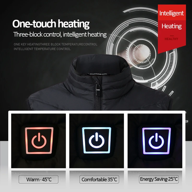 USB Heated Vest Men Women Heated Jacket Winter Heater Vest Thermal Warm Fishing Hiking Vest Outdoor Electric Thermal Waistcoat
USB Heated Vest Men Women Heated Jacket Winter Heater Vest Thermal Warm Fishing Hiking Vest Outdoor Electric Thermal Waistcoat