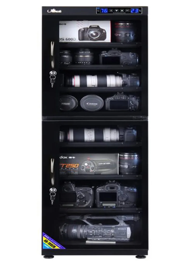 185L Automatic Humidity Control Dry Cabinet Box for Lens Camera Equipment Storage
185L Automatic Humidity Control Dry Cabinet Box for Lens Camera Equipment Storage