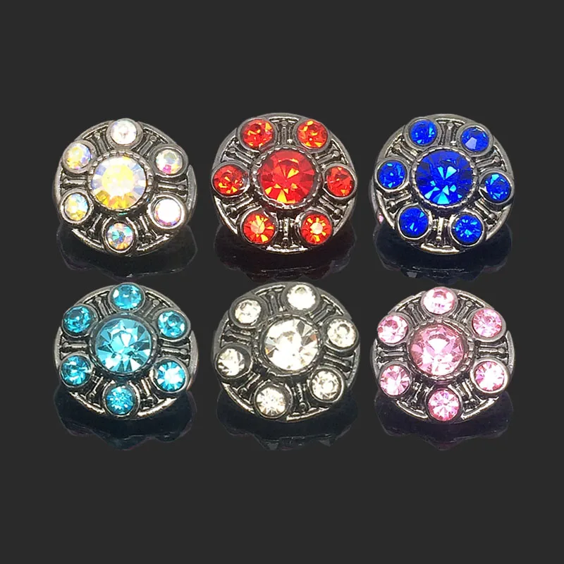 Wholesale Interchangeable Flower 014 Rhinestones Metal Snap Buttons Fit 12mm Snap button bracelets Earrings necklace For women
Wholesale Interchangeable Flower 014 Rhinestones Metal Snap Buttons Fit 12mm Snap button bracelets Earrings necklace For women