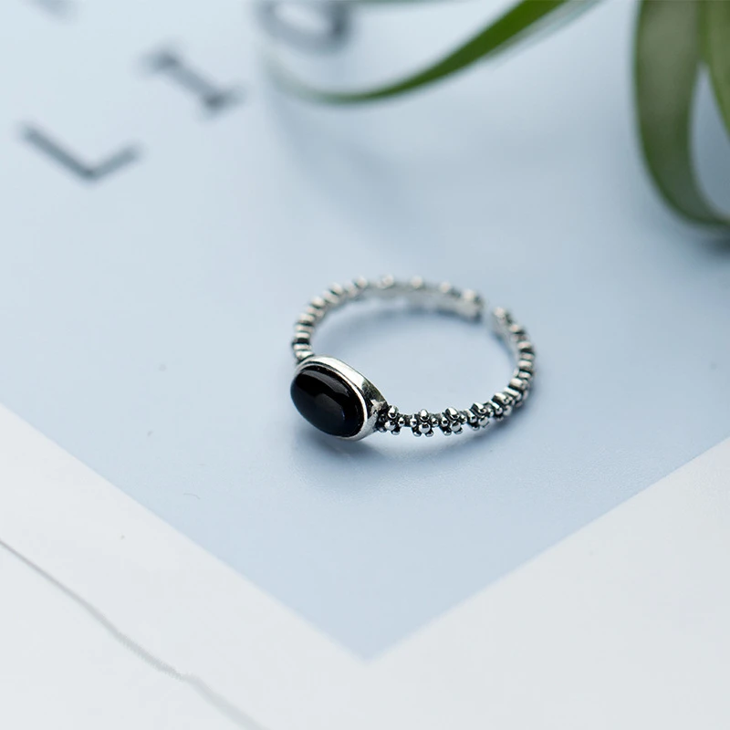 TOYOOSKY Black Oval Shape Ring 925 Sterling Silver Open Rings for Woman Jewelry Aliexpress Hot Selling Christmas Gift
TOYOOSKY Black Oval Shape Ring 925 Sterling Silver Open Rings for Woman Jewelry Aliexpress Hot Selling Christmas Gift