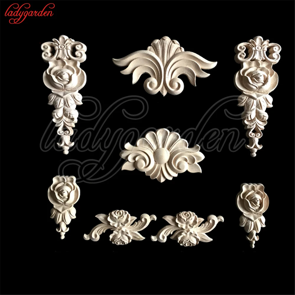 Vintage Unpainted Wood Carved Decal Corner Applique Frame for Home Wall Cabinet Door Decorative Wooden Miniature Craft
Vintage Unpainted Wood Carved Decal Corner Applique Frame for Home Wall Cabinet Door Decorative Wooden Miniature Craft