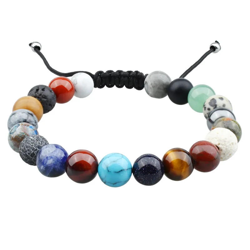 HAWSON Bracelets Included 20 Kinds of Stone Beads for Men Bracelet with Adjustable Braided Rope Suitable Wrist 6.5-9.4 inch
HAWSON Bracelets Included 20 Kinds of Stone Beads for Men Bracelet with Adjustable Braided Rope Suitable Wrist 6.5-9.4 inch