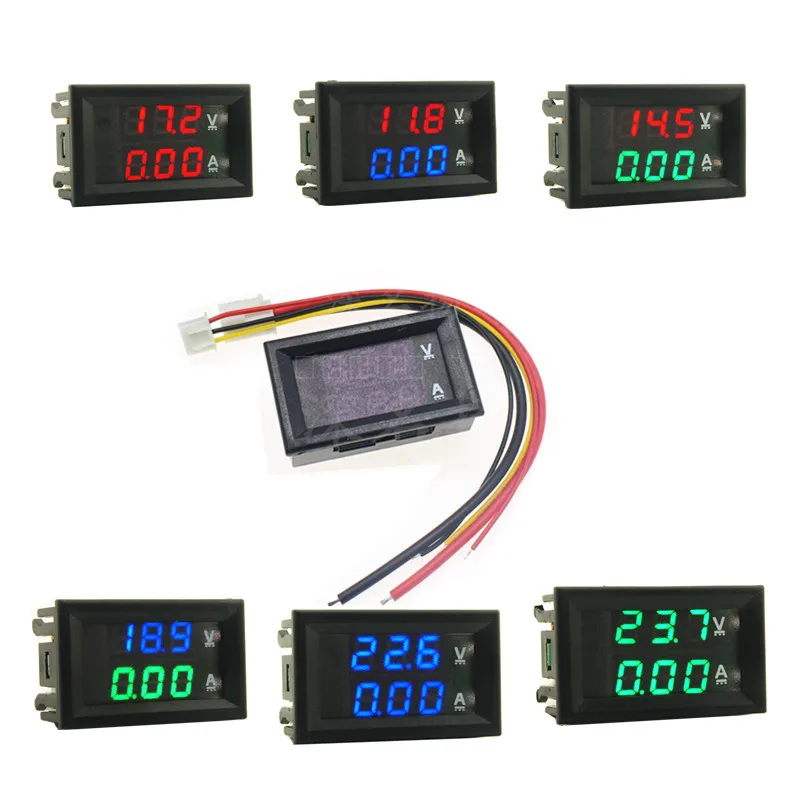 0.28inch LED Digital Voltmeter Ammeter DC 100V 10A Volt Ampere Meter Amperemeter Voltage Indicator
0.28inch LED Digital Voltmeter Ammeter DC 100V 10A Volt Ampere Meter Amperemeter Voltage Indicator