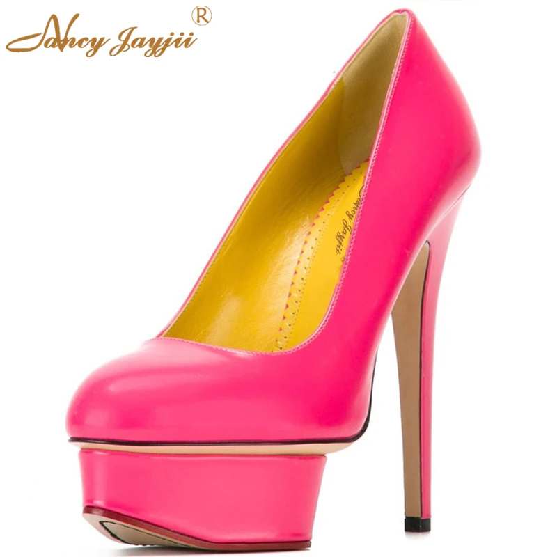 Fashion Black&Blue&Rose Color Woman Pleather Point Toe High Heels Platform Pumps Women Casual&Party&Wedding Shoes Nancyjayjii
Fashion Black&Blue&Rose Color Woman Pleather Point Toe High Heels Platform Pumps Women Casual&Party&Wedding Shoes Nancyjayjii