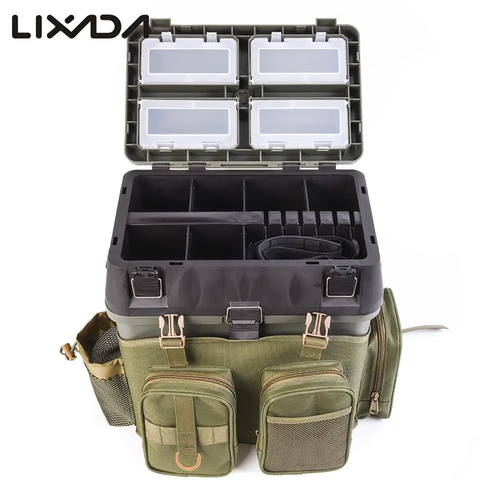 Многофункциональная сумка для рыбалки Lixada 600D из ткани Оксфорд, сумка для рыболовных снастей, рюкзак для снастей с бесплатным футляром для х...
Многофункциональная сумка для рыбалки Lixada 600D из ткани Оксфорд, сумка для рыболовных снастей, рюкзак для снастей с бесплатным футляром для х...