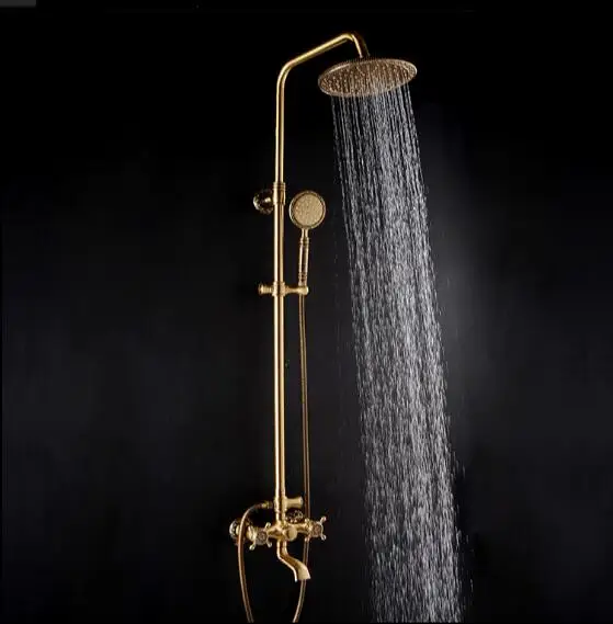 antique brass finished solid brass construction art carved Europe style bathroom wall mounted bathtub faucet set
antique brass finished solid brass construction art carved Europe style bathroom wall mounted bathtub faucet set