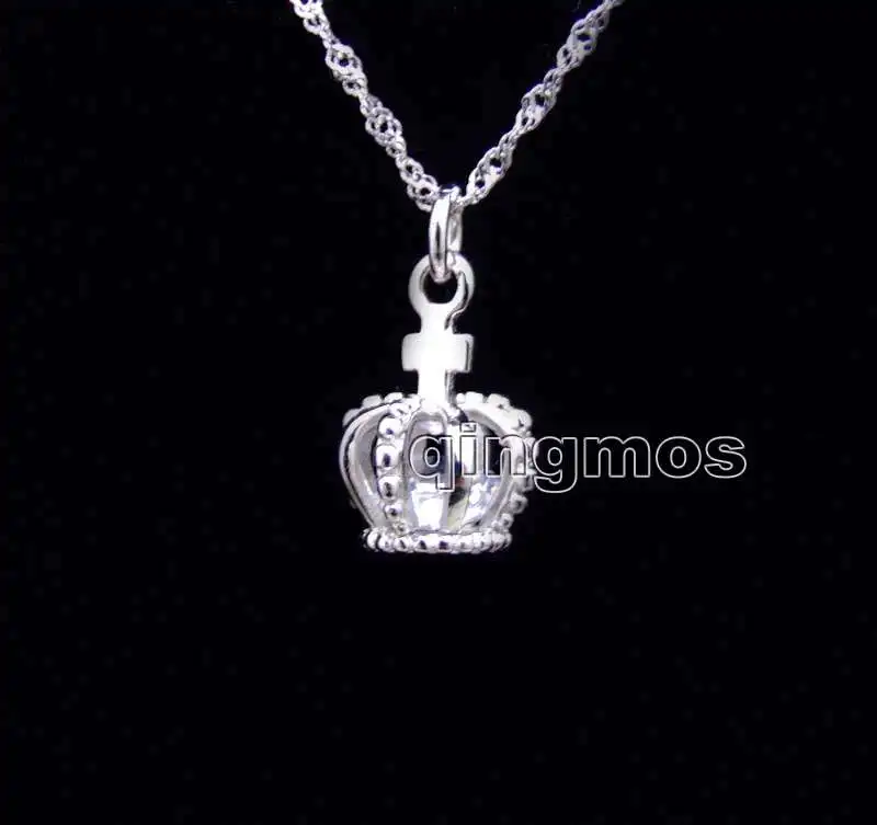 10mm White imperial crown shape silver 925 Pendant white Zircon free 18" silver 925 Chain-nec6233 Wholesale/retail Free ship
10mm White imperial crown shape silver 925 Pendant white Zircon free 18" silver 925 Chain-nec6233 Wholesale/retail Free ship