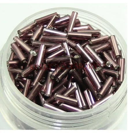 2*6MM 200G Charm Purple Copper Glass Bugle Tube Seed Loose Spacer Beads Glass Jewelry Making Beads For Bracelet/Necklace DIY
2*6MM 200G Charm Purple Copper Glass Bugle Tube Seed Loose Spacer Beads Glass Jewelry Making Beads For Bracelet/Necklace DIY