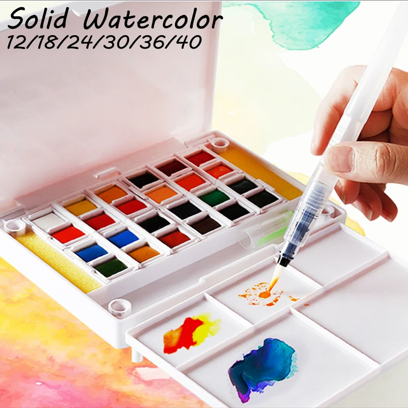 Superior 12 24 30 36 40colors Pigment Solid Watercolor Paints Set Colored Pencils for Drawing Paint Watercolors Art Stationary
Superior 12 24 30 36 40colors Pigment Solid Watercolor Paints Set Colored Pencils for Drawing Paint Watercolors Art Stationary