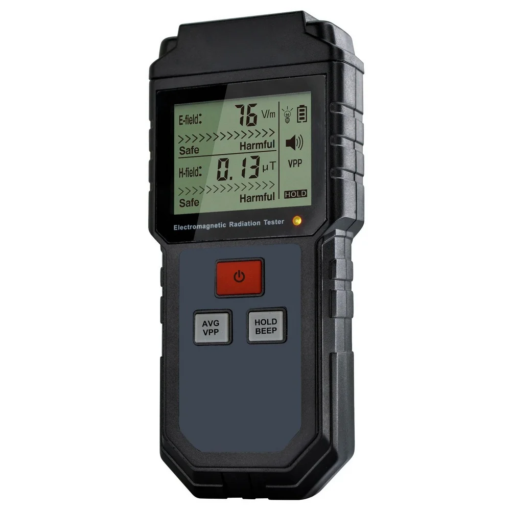 Electromagnetic Field Radiation Tester Dual-mode Synchronous Test Handheld Counter Digital LCD Display Detector Measurement
Electromagnetic Field Radiation Tester Dual-mode Synchronous Test Handheld Counter Digital LCD Display Detector Measurement