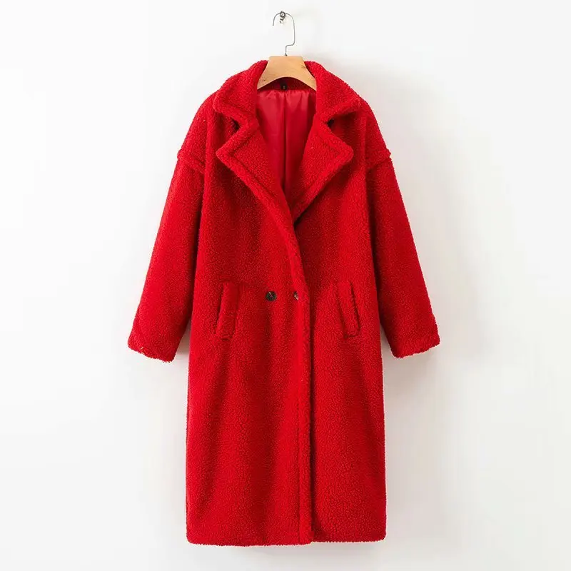 Europe and the United States the new wind XD85-1723 Pure color teddy MAO long coat Lambs wool coat
Europe and the United States the new wind XD85-1723 Pure color teddy MAO long coat Lambs wool coat