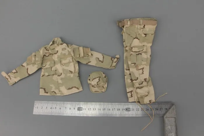 1/6 Sniper Shooter's Uniform Clothes with Belt and Hat for 12''Action Figures Bodies Accessories