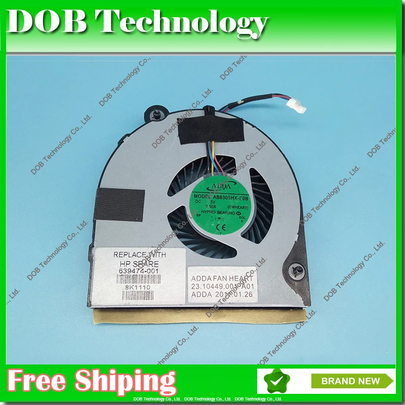 Laptop CPU Cooling fan cooler for HP Probook 6360B 6360 639474-001 KSB05105HB KSB05105HB-AG42 Fan
Laptop CPU Cooling fan cooler for HP Probook 6360B 6360 639474-001 KSB05105HB KSB05105HB-AG42 Fan
