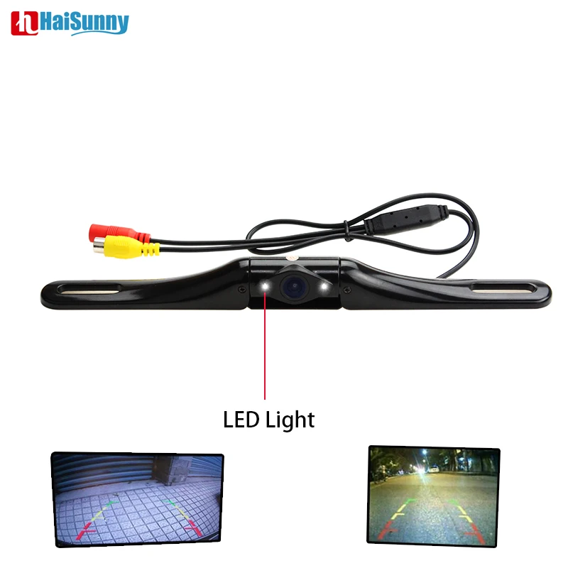 HaiSunny Auto Car Parking Kit Car Rear View License Backup Camera With LED Light Night Vision For Car License Plate Frame
HaiSunny Auto Car Parking Kit Car Rear View License Backup Camera With LED Light Night Vision For Car License Plate Frame