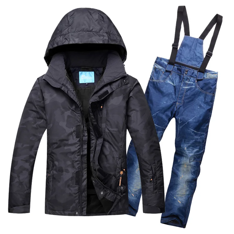 RIVIYELE NEW Waterproof Ski Suit Mountain Skiing Suit For Men Thicken Warm Ski Snow Jacket+Snowboard pant Ski Set
RIVIYELE NEW Waterproof Ski Suit Mountain Skiing Suit For Men Thicken Warm Ski Snow Jacket+Snowboard pant Ski Set