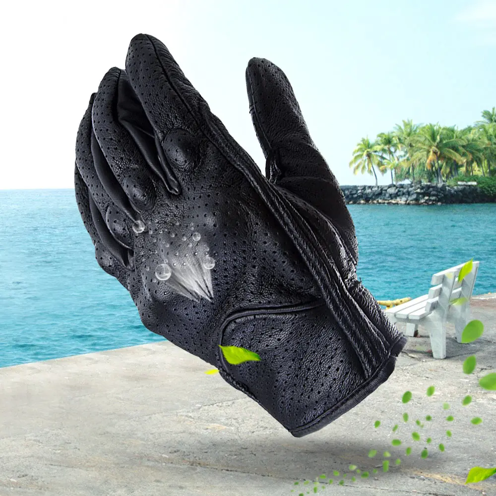 Breathable Motorcycle Glove Black Genuine Leather Motocross Protection Guantes Moto GP Off Road Gloves Men&Women
Breathable Motorcycle Glove Black Genuine Leather Motocross Protection Guantes Moto GP Off Road Gloves Men&Women
