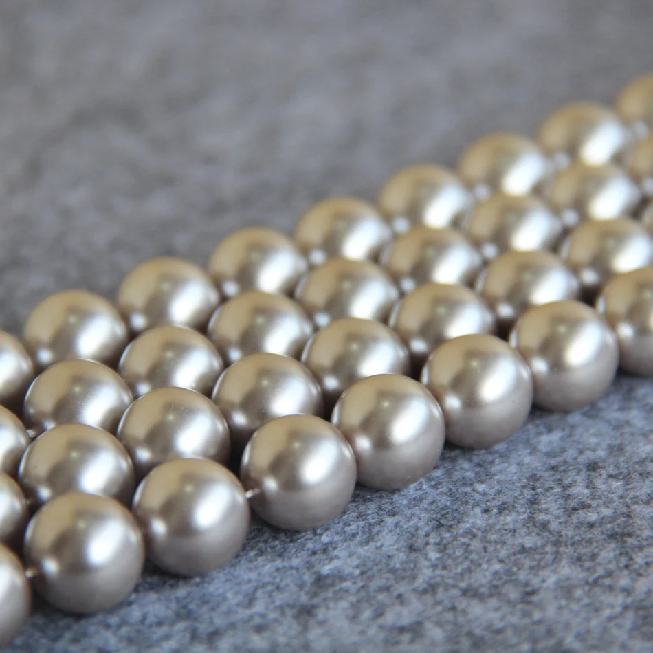 12mm fashion Grey Shell glass loose beads Women jewelry Suitable making for necklaces and bracelets 15inch 2pc/lot
12mm fashion Grey Shell glass loose beads Women jewelry Suitable making for necklaces and bracelets 15inch 2pc/lot