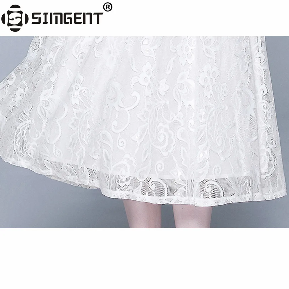 Simgent Women Dress Evening Party New Fashion Summer Elegant Patchwork Slim Ladies Long Lace Dress Woman Clothing White SG9731
Simgent Women Dress Evening Party New Fashion Summer Elegant Patchwork Slim Ladies Long Lace Dress Woman Clothing White SG9731
