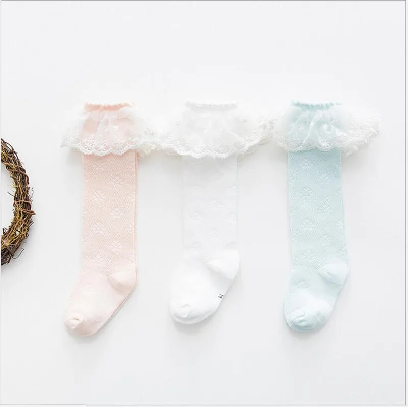 summer breathable baby socks for girls Newborn Toddler Knee High Lace Sock Long girls Cute Leg Warmers For Newborns Infantile
summer breathable baby socks for girls Newborn Toddler Knee High Lace Sock Long girls Cute Leg Warmers For Newborns Infantile