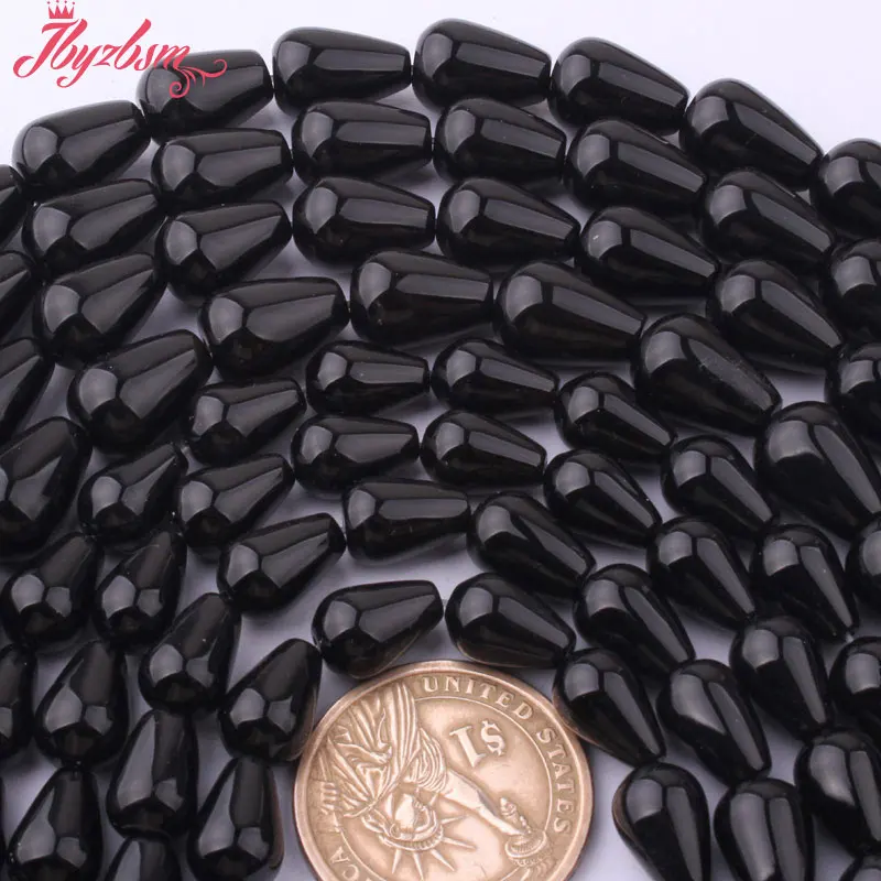 8x12,10x14mm Smooth Drop Bead Black Agates Beads Natural Stone Beads For DIY Necklace Bracelats Jewelry Making 15" Free Shipping
8x12,10x14mm Smooth Drop Bead Black Agates Beads Natural Stone Beads For DIY Necklace Bracelats Jewelry Making 15" Free Shipping