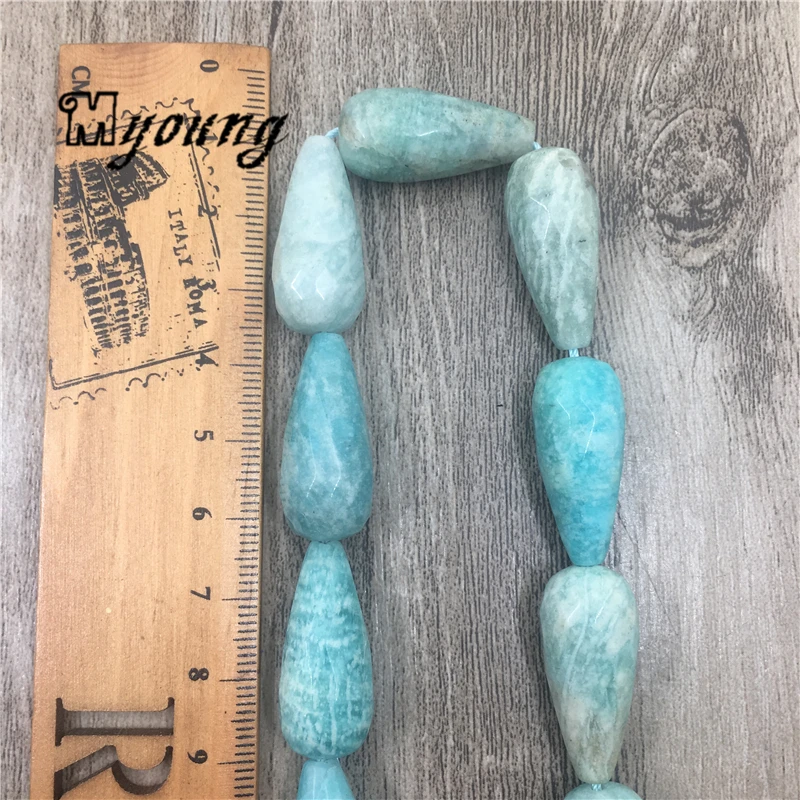 Faceted Teardrop Genuine Amazonit Beads,Natural Amazon Stone Drilled Beads For DIY Jewelry,25x12mm 3 Strands/lot MY1894
Faceted Teardrop Genuine Amazonit Beads,Natural Amazon Stone Drilled Beads For DIY Jewelry,25x12mm 3 Strands/lot MY1894