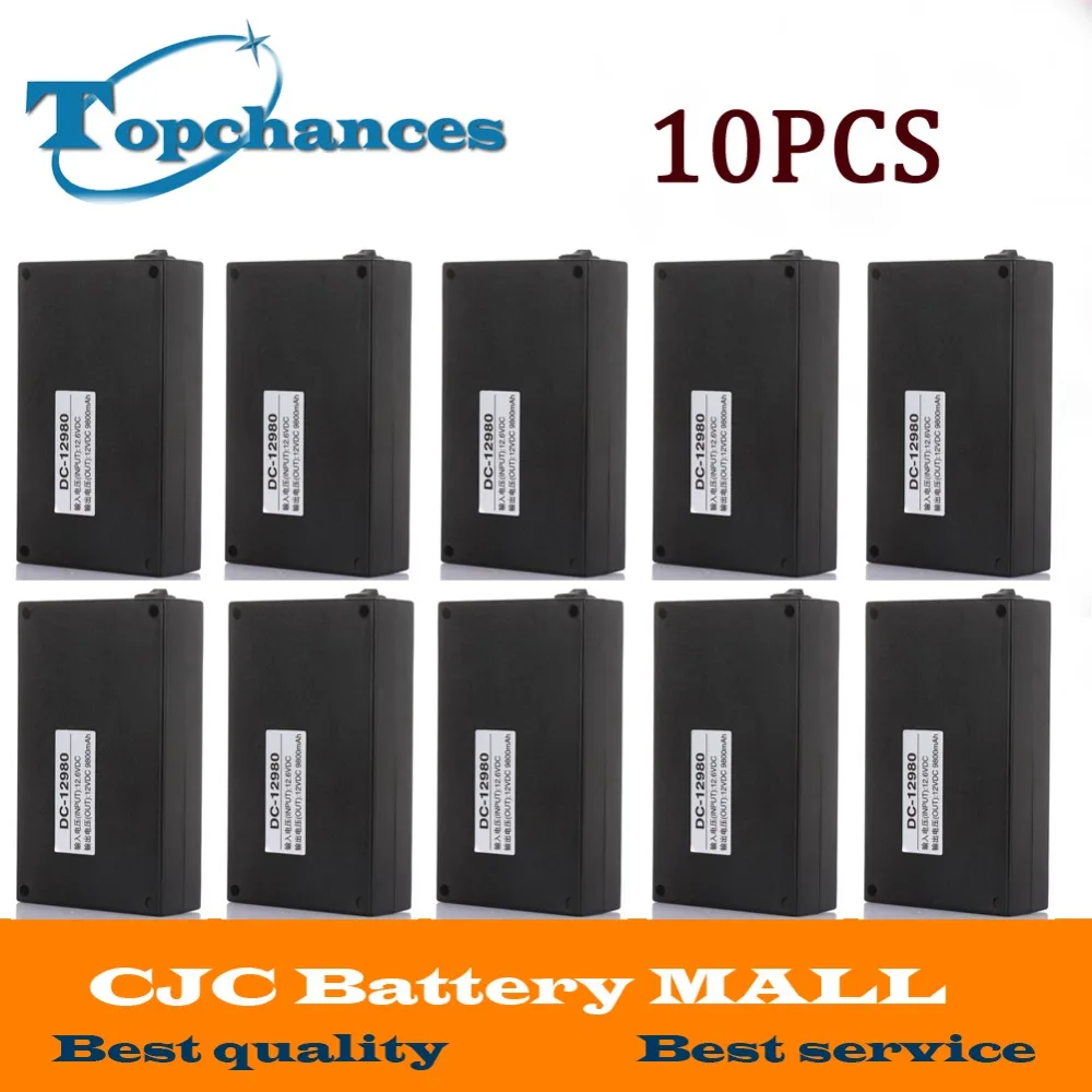 Wholesale 10PCS High Quality Super Rechargeable Portable Lithium-ion Battery With Case DC 12V 9800mAh DC-12980 With Plug
Wholesale 10PCS High Quality Super Rechargeable Portable Lithium-ion Battery With Case DC 12V 9800mAh DC-12980 With Plug