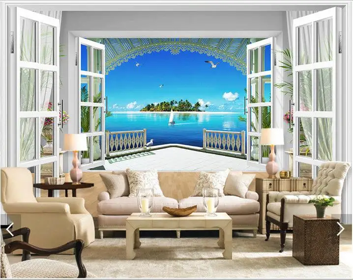 3d wallpaper custom 3d wall murals wallpaper 3D window Sea Island TV background wall 3d living room photo wallpaper
3d wallpaper custom 3d wall murals wallpaper 3D window Sea Island TV background wall 3d living room photo wallpaper
