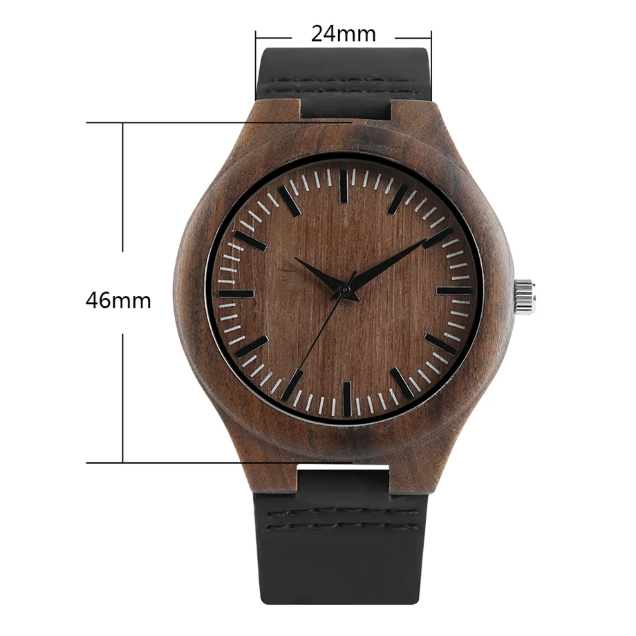 Fashion Bamboo Quartz Wristwatch Wood with Leather Strap Brand Green / Brown Dial Simple Design for Men and Women relogios Clock
Fashion Bamboo Quartz Wristwatch Wood with Leather Strap Brand Green / Brown Dial Simple Design for Men and Women relogios Clock