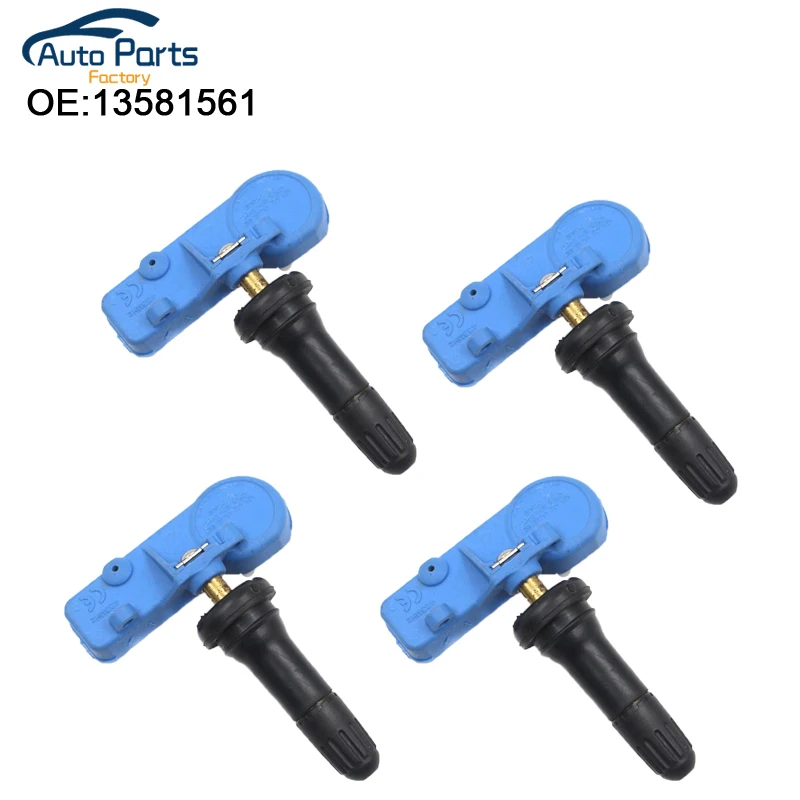 Система контроля давления в шинах GMC Buick Cadillac Chevrolet TPMS Sensor 13581561 20922901 22853740 433 МГц 4 шт.