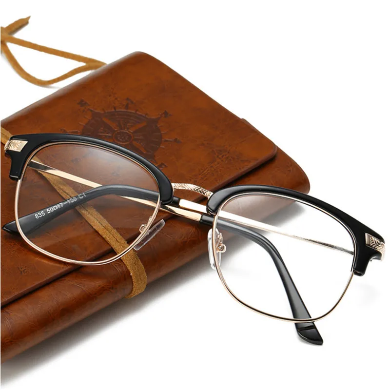 GLTREE Fashion Metal Frame Women Myopic Glasses Transparent Optical Men Myopia Glasses -1.0-6.0 Optical Frame Prescription GN10
GLTREE Fashion Metal Frame Women Myopic Glasses Transparent Optical Men Myopia Glasses -1.0-6.0 Optical Frame Prescription GN10