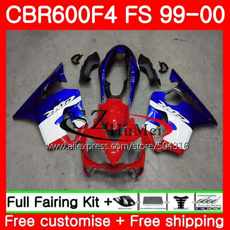 Кузов для HONDA CBR600F4 CBR 600F4 Новый Синий Красный CBR600 F 4 CBR 600 FS 49SH22 CBR600 F4 99 00 FS CBR 600 F4 1999 2000 обтекатели
Кузов для HONDA CBR600F4 CBR 600F4 Новый Синий Красный CBR600 F 4 CBR 600 FS 49SH22 CBR600 F4 99 00 FS CBR 600 F4 1999 2000 обтекатели