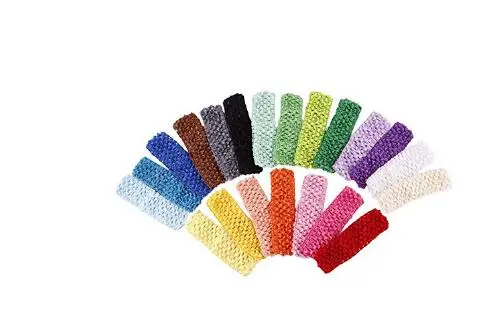 Stretch Headbands Girl's Elastic Headbands DIY Hairband (5 pcs wide headbands) A060-9
Stretch Headbands Girl's Elastic Headbands DIY Hairband (5 pcs wide headbands) A060-9