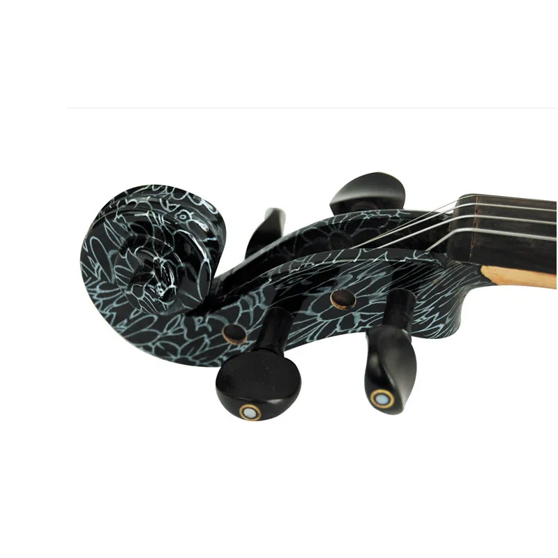Advanced Electric Art Violin Black Colored Solid Wood Ebony Fittings Violino 4/4 Music Instruments w/ with Case Bow
Advanced Electric Art Violin Black Colored Solid Wood Ebony Fittings Violino 4/4 Music Instruments w/ with Case Bow