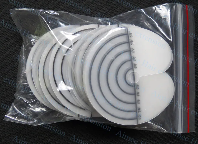 Free shipping2*50pcs Round hair shield disc(within scale)/Plastic heat fusion protector shield template for I tip hair extension
Free shipping2*50pcs Round hair shield disc(within scale)/Plastic heat fusion protector shield template for I tip hair extension