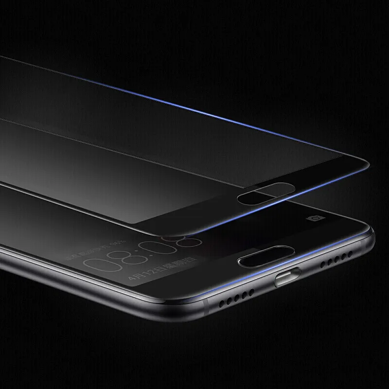 9D полное покрытие закаленное стекло для Huawei P20 Pro P10 P8 P9 Lite 2017 Защита экрана Honor 8X 9 10