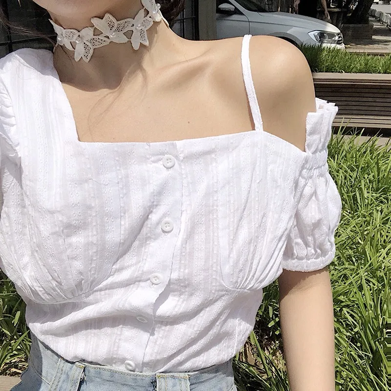 Women Lace Blouses 2018 New Spring Button Soild Shirts Half Sleeves Slash Neck Sweet Blouses White Plus Size
Women Lace Blouses 2018 New Spring Button Soild Shirts Half Sleeves Slash Neck Sweet Blouses White Plus Size
