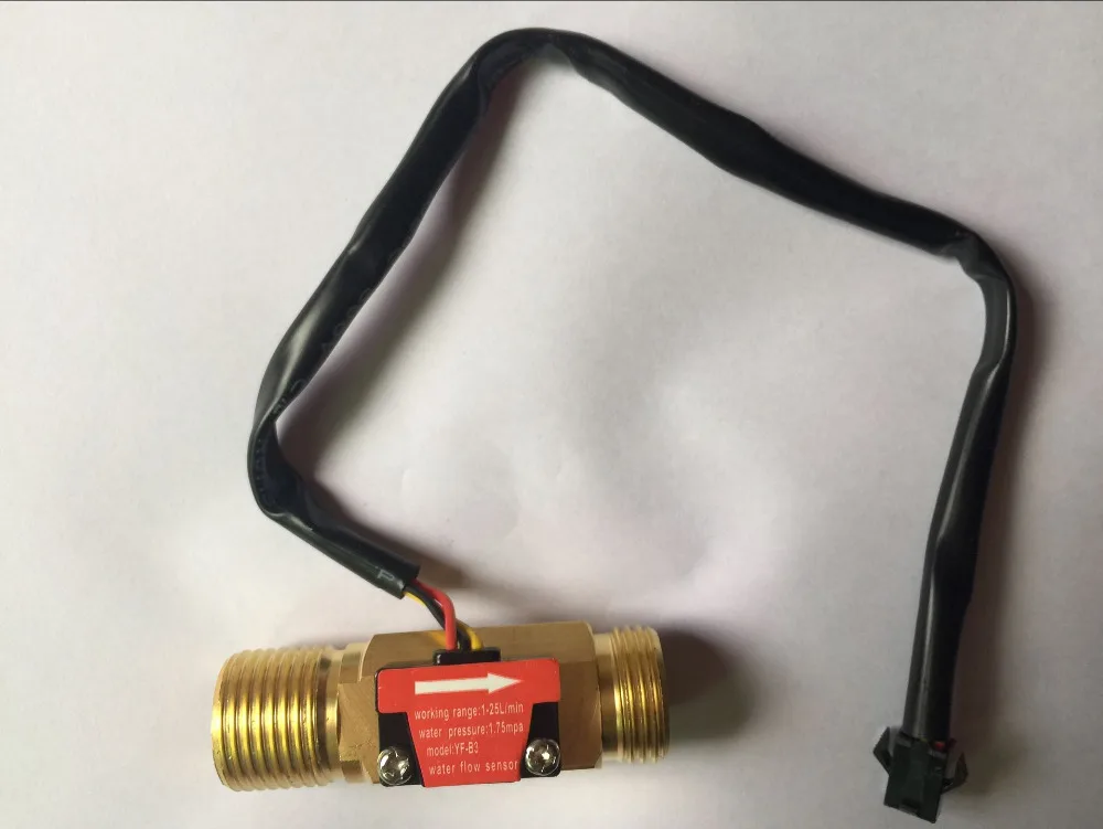 LOUCHEN ZM 66mm G1/2 Male Thread Brass Hall Effect Water Flow Sensor Flowmeter 1-25L/Min
LOUCHEN ZM 66mm G1/2 Male Thread Brass Hall Effect Water Flow Sensor Flowmeter 1-25L/Min