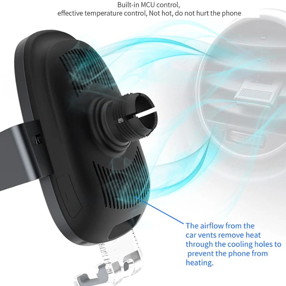 10W Qi Wireless Charger Car Mount Bracket Mobile Phone Charger Car Air Outlet Holder QC 3.0 Quick Charger for iPhone Android
10W Qi Wireless Charger Car Mount Bracket Mobile Phone Charger Car Air Outlet Holder QC 3.0 Quick Charger for iPhone Android