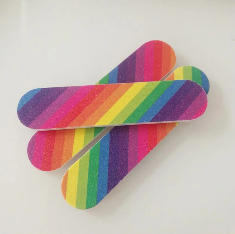 new fashion Lowest Price 10pcs/pack Professional Rinebow style Nail Files Buffer Buffing 90mm 150 Grit Sandpaper
new fashion Lowest Price 10pcs/pack Professional Rinebow style Nail Files Buffer Buffing 90mm 150 Grit Sandpaper
