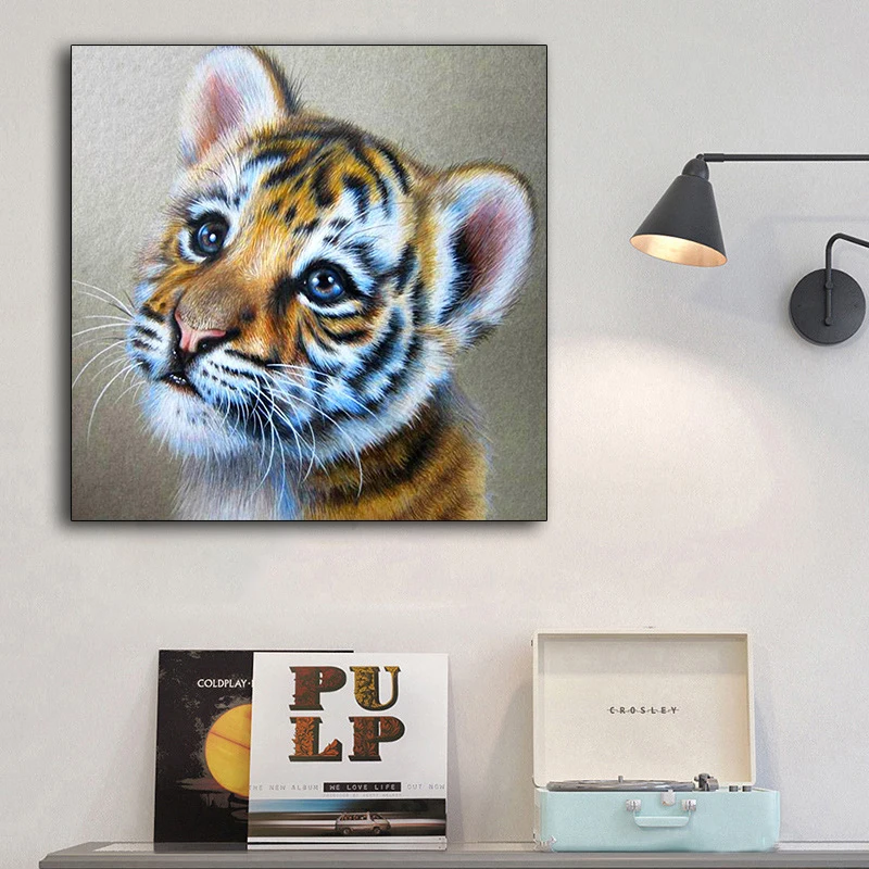 Full Square/Round Drill 5D DIY Diamond Painting "Animal tiger" Embroidery Cross Stitch 3D Home Decor Mosaic art gift
Full Square/Round Drill 5D DIY Diamond Painting "Animal tiger" Embroidery Cross Stitch 3D Home Decor Mosaic art gift
