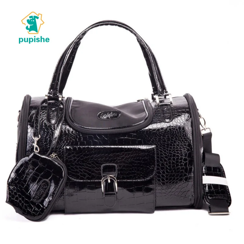 PUPISHE Dog Carrier PU Leather Pet Dog Carrier Tote Fashion Crocodile Puppy Carrier Purse for Small Dogs Chihuahua Yorkshire
PUPISHE Dog Carrier PU Leather Pet Dog Carrier Tote Fashion Crocodile Puppy Carrier Purse for Small Dogs Chihuahua Yorkshire