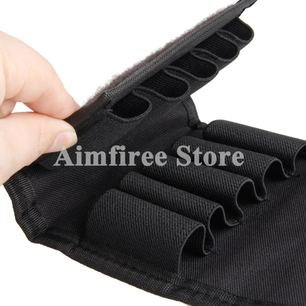 Tactical 10 Round Shotshells Nylon Ammo Shell Cartridges Holder Buttstock Pouch For 12 Gauge Hunting
Tactical 10 Round Shotshells Nylon Ammo Shell Cartridges Holder Buttstock Pouch For 12 Gauge Hunting
